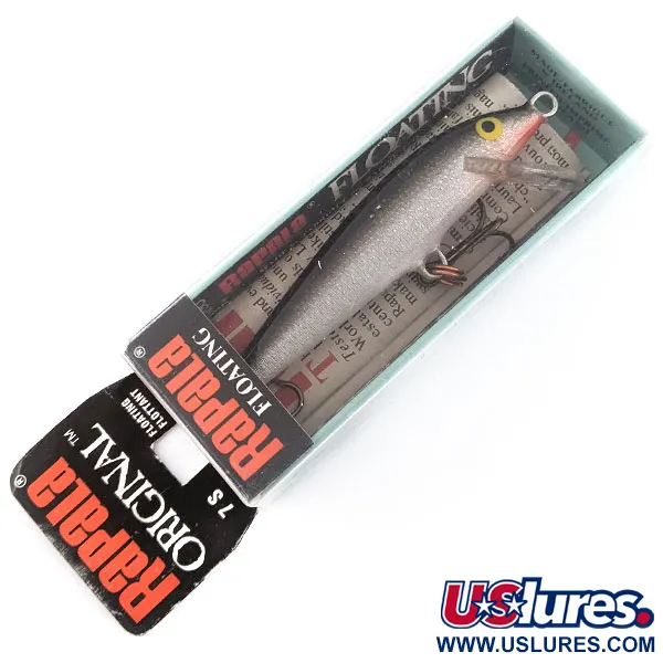 Rapala Original Floater F7, S (Silver), 4 g wobler #12360