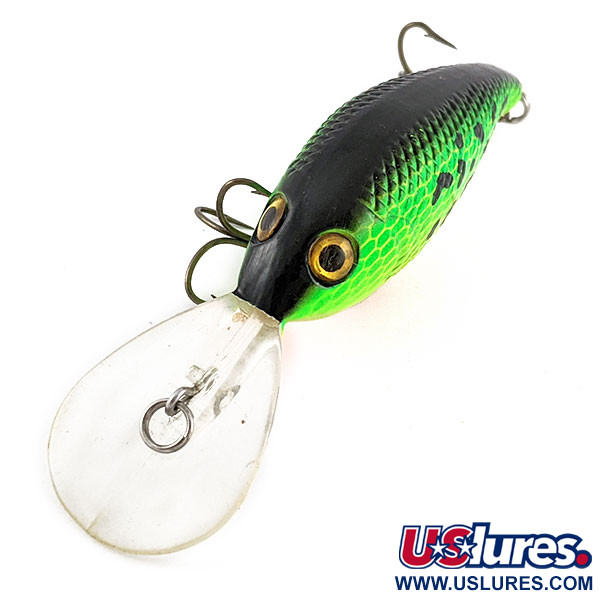  Bass Pro Shops XPS Lazer Eye Deep Diver UV, green tiger UV, 14 g wobler #21373