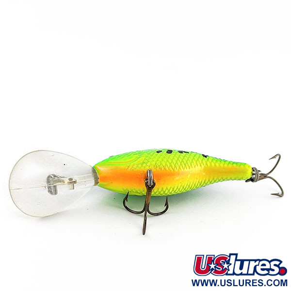  Bass Pro Shops XPS Lazer Eye Deep Diver UV, green tiger UV, 14 g wobler #21373