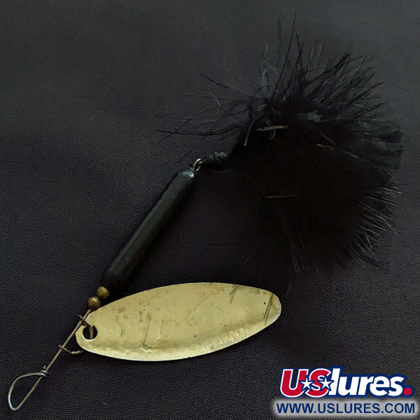 Yakima Bait Worden’s Original Rooster Tail 6, black/gold, 15 g błystka obrotowa #21382