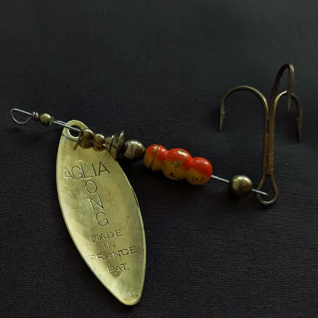 Mepps Aglia Long 3, gold, 11,5 g błystka obrotowa #21387