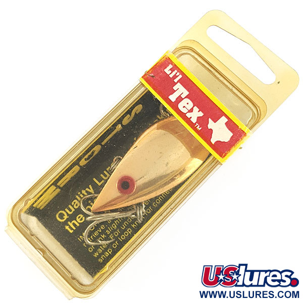  Storm Li'l TEX  (pre Rapala), metallic Copper, 12 g wobler #21392