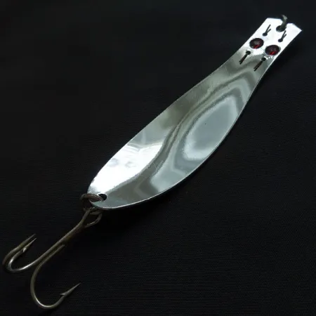 Herter's GLH Canadian Spoon, nikiel/czerwone oczy, 28 g błystka wahadłowa #21432