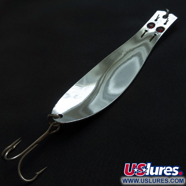  Herter's GLH Canadian Spoon, nikiel/czerwone oczy, 28 g błystka wahadłowa #21432