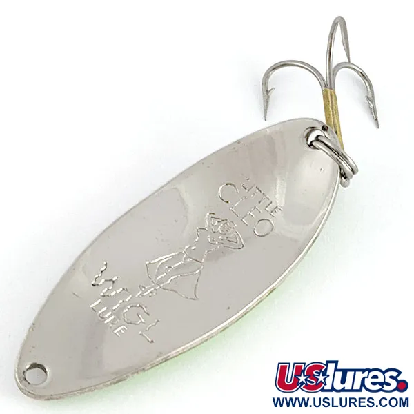 Seneca Little Cleo (Hula Girl), nikiel/zielony, 14 g błystka wahadłowa #21456