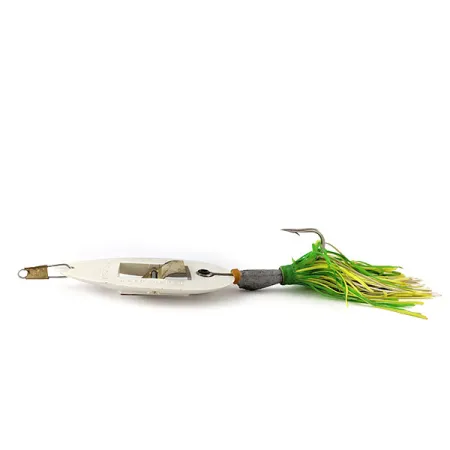 Norman Weedwalker, biały/żółty/zielony, 19 g błystka wahadłowa #21458