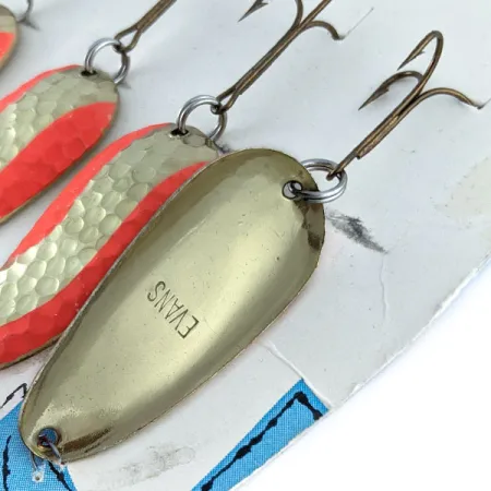 Glen Evans Spoon, złoto/czerwony, 10 g błystka wahadłowa #21462