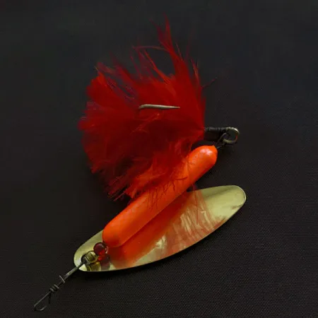 Yakima Bait Worden’s Original Rooster Tail, złoto/czerwony, 14 g błystka obrotowa #21477