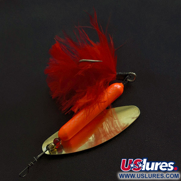 Yakima Bait Worden’s Original Rooster Tail, złoto/czerwony, 14 g błystka obrotowa #21477