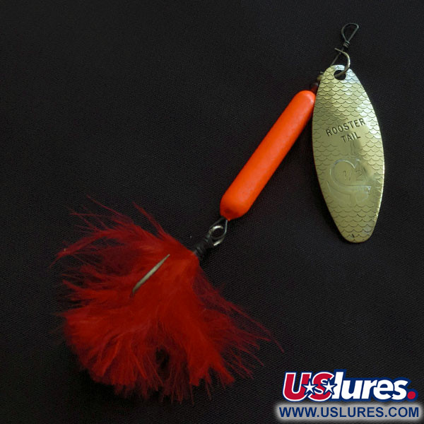 Yakima Bait Worden’s Original Rooster Tail, złoto/czerwony, 14 g błystka obrotowa #21477