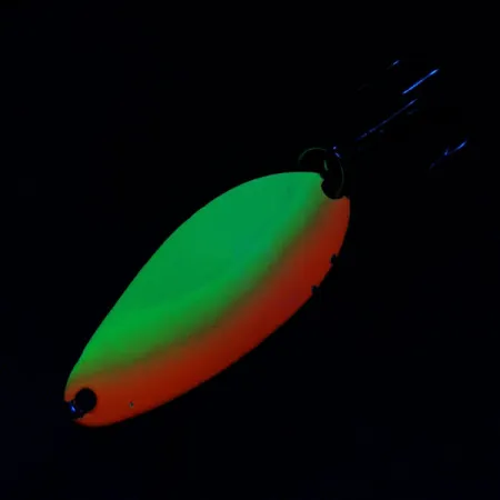 Seneca Little Cleo, żółty/pomarańczowy/nikiel, 7 g błystka wahadłowa #21505