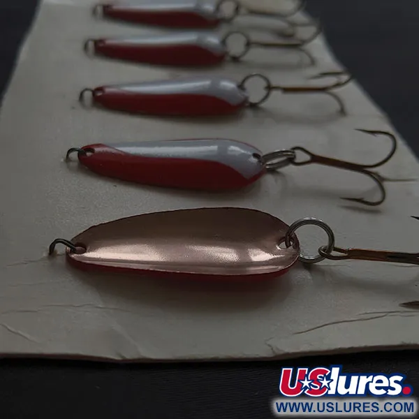  Glen Evans Spoon, czerwony/biały/miedziany, 6 g błystka wahadłowa #21541