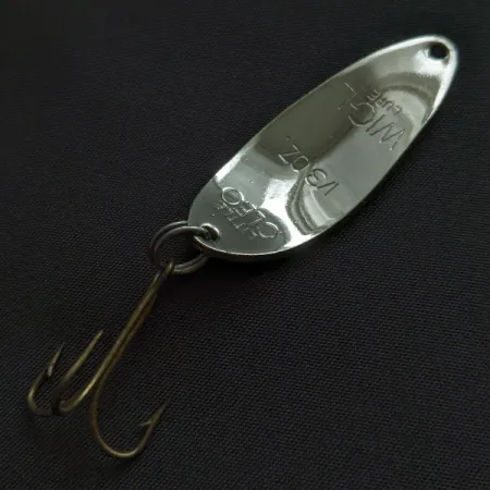 Acme Little Cleo (1980s), nikiel/niebieski, 9 g błystka wahadłowa #21557