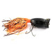  Fred Arbogast Hula Popper, black, 8 g wobler #21579