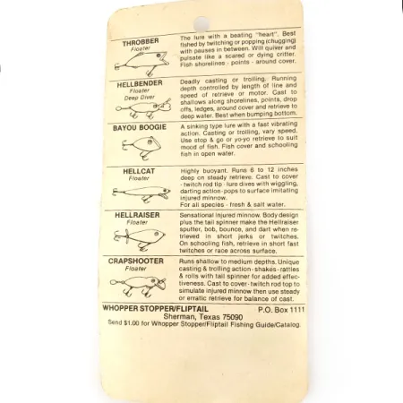 Whopper Stopper Bayou Boogie, Barfish, 7 g wobler #21600