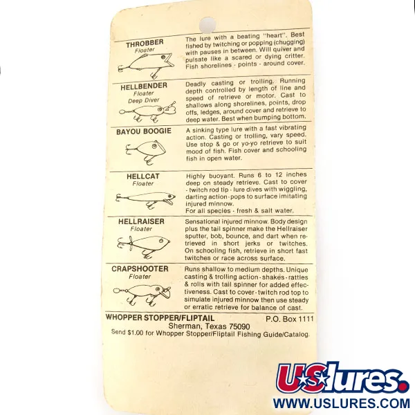  Whopper Stopper Bayou Boogie, Barfish, 7 g wobler #23647