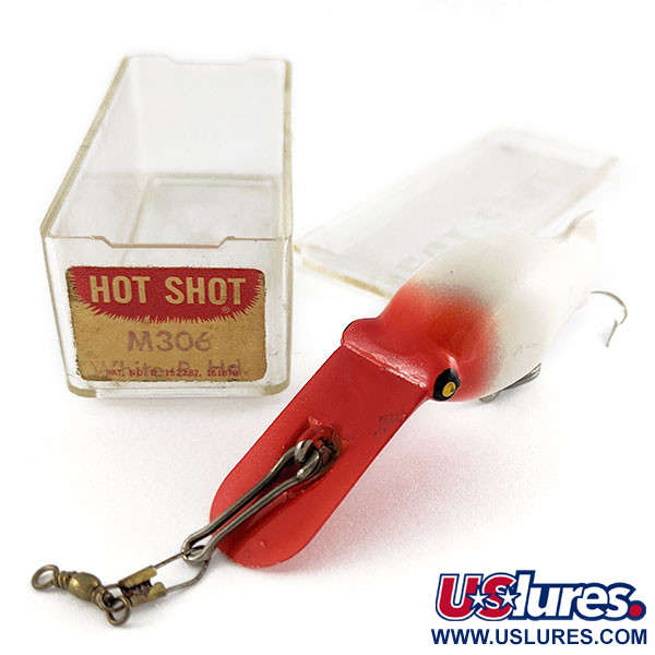  Eddie Pope Hot Shot M 306, White Red Head, 7 g wobler #21627