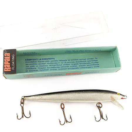 Rapala Original Floating F13 (Finland), S (Silver), 7 g wobler #21630