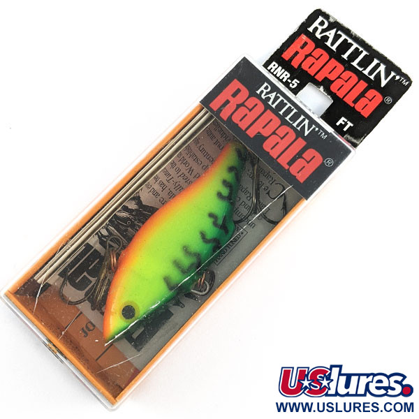  Rapala Rattl'n RAP RNR05 UV (Finland ), Fire tiger, 11 g wobler #21639