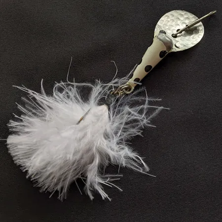 Glen Evans Gad-About, srebrny/czarny/biały, 12 g błystka wahadłowa #21667