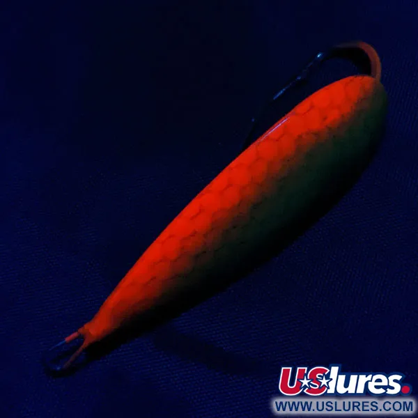  Johnson Silver Minnow, nikiel/zielony/pomarańczowy, 12 g błystka wahadłowa #21678