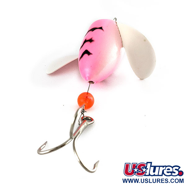 Yakima Bait Spin-N-Glo - przynęta powierzchniowa, Pearl Pink 'Tiger' (PPT-WH), 8 g  #21703