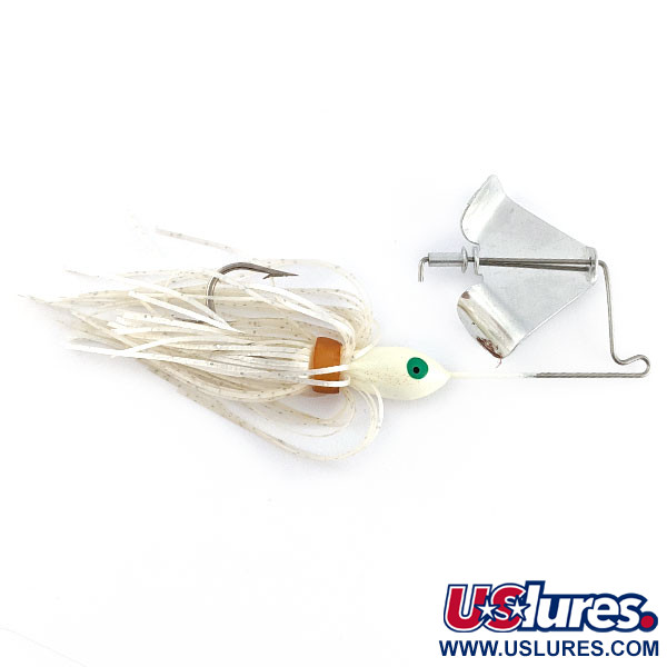  Strike King Pro-Buzz spinnerbait, nikiel/biały, 9 g  #21706