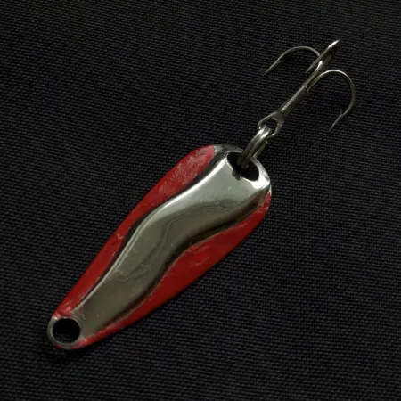 Luhr Jensen Hot Shot W, nikiel/czerwony, 1,3 g błystka wahadłowa #21772