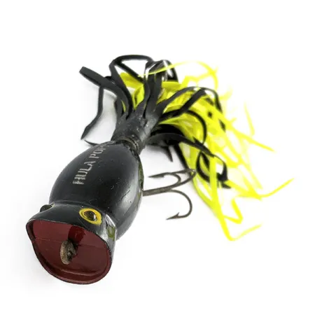 Fred Arbogast Hula Popper, black, 8 g wobler #21834
