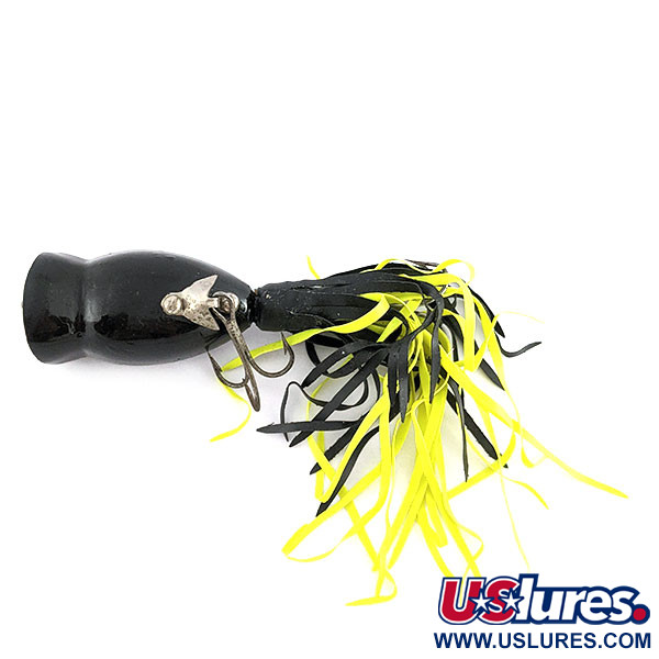  Fred Arbogast Hula Popper, black, 8 g wobler #21834