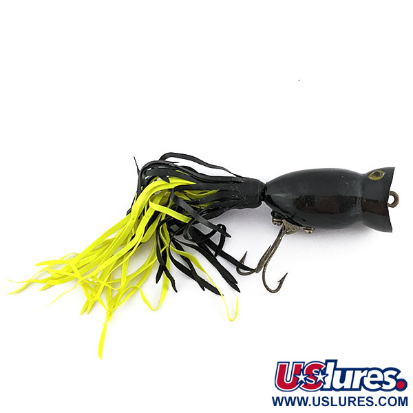  Fred Arbogast Hula Popper, black, 8 g wobler #21834