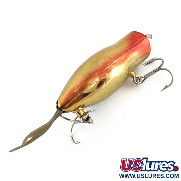  Powerpak Spring activated surface minnow (1990s), Gold, 14 g wobler #21887