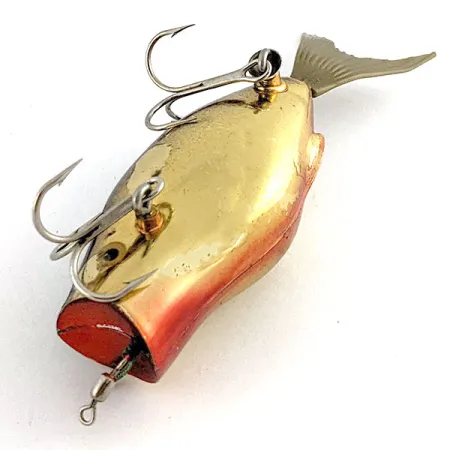 Powerpak Spring activated surface minnow (1990s), Gold, 14 g wobler #21887