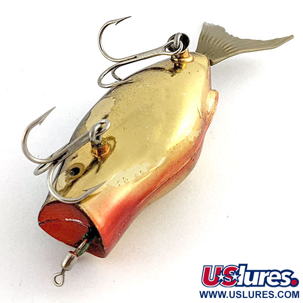  Powerpak Spring activated surface minnow (1990s), Gold, 14 g wobler #21887