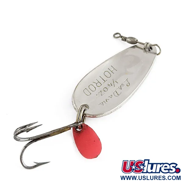  Les Davis Hotrod, нікель/червоний, 7 g błystka wahadłowa #21929