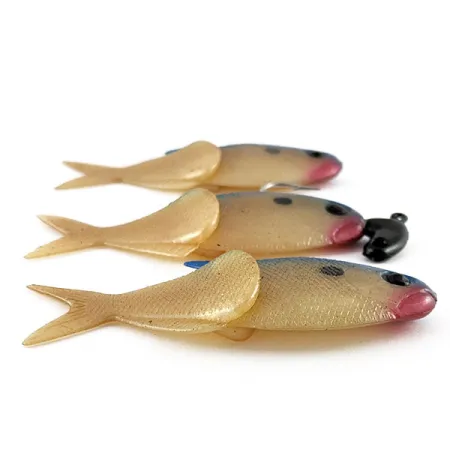 Creme Lit'l Fishie 3" Rigged Shad Blue Back, 11 g #21969