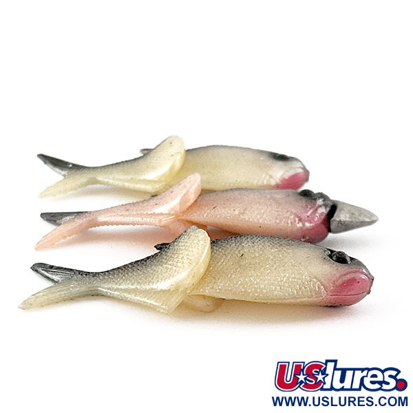 Creme Lure Co Creme Lit'l Fishie 2" Rigged Shad Black Back Pink, Shad Black Back, Pink,  g  #21970