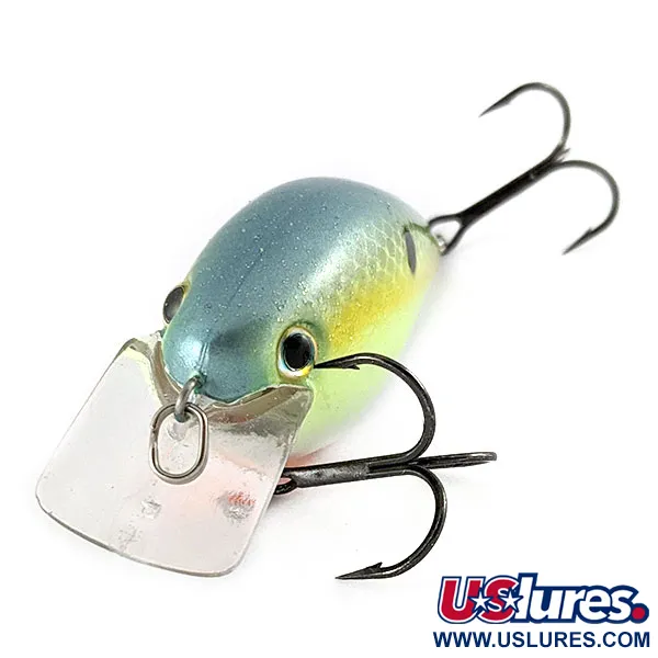 Strike King KVD 1.5 Silent square bill, Chartreuse Sexy Shad​, 12 g wobler #21990