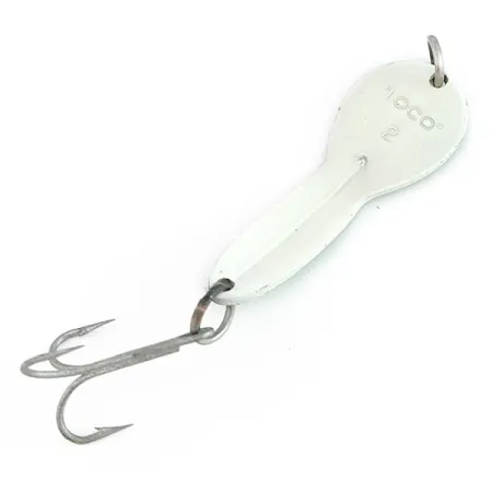 Glen Evans Loco 2, biało-zielony Glow - świeci w ciemności, 10 g błystka wahadłowa #22000