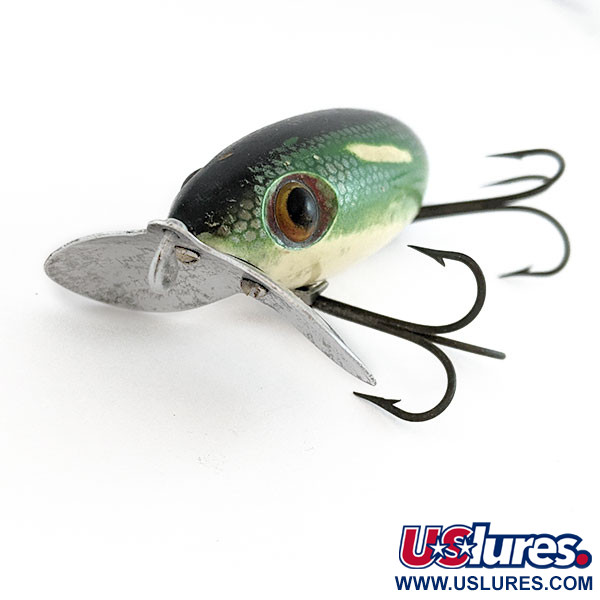  Fred Arbogast Jitterbug Early Bug Eye​ (1960s), Pike, 14 g wobler #22015