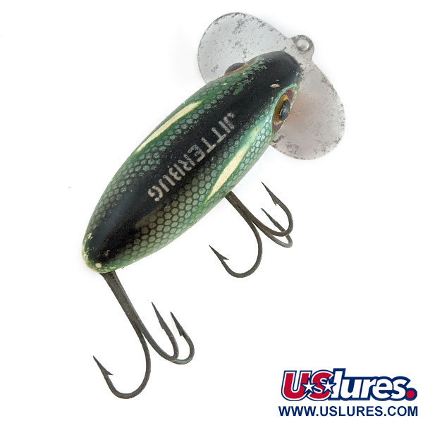  Fred Arbogast Jitterbug Early Bug Eye​ (1960s), Pike, 14 g wobler #22015