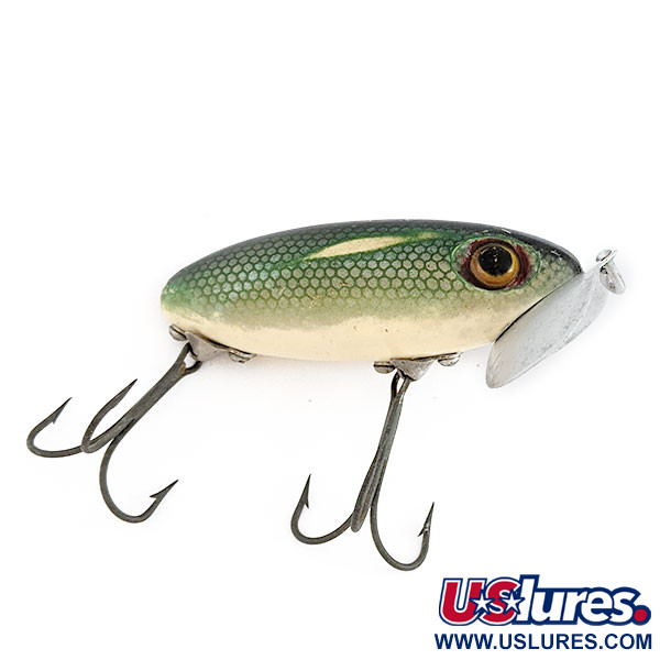  Fred Arbogast Jitterbug Early Bug Eye​ (1960s), Pike, 14 g wobler #22015