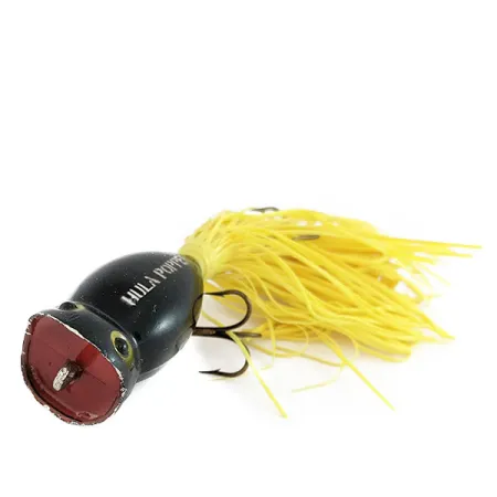 Fred Arbogast Hula Popper, black, 8 g wobler #22016