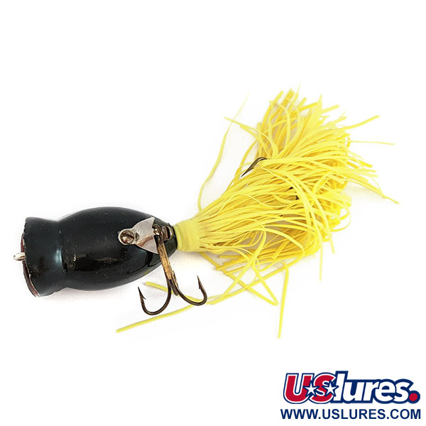  Fred Arbogast Hula Popper, black, 8 g wobler #22016