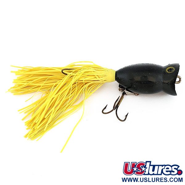  Fred Arbogast Hula Popper, black, 8 g wobler #22016