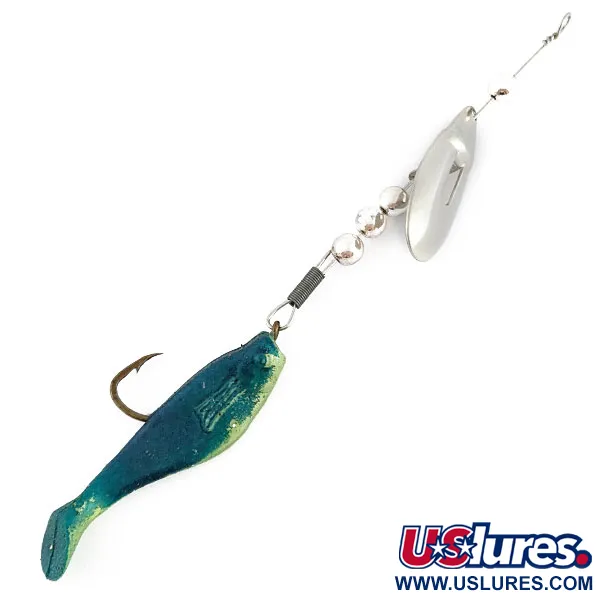  Worth June bug, nikiel/niebieski, 5 g błystka obrotowa #22027