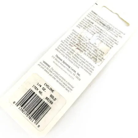  Thomas Cyclone, gold, 7 g błystka wahadłowa #22042