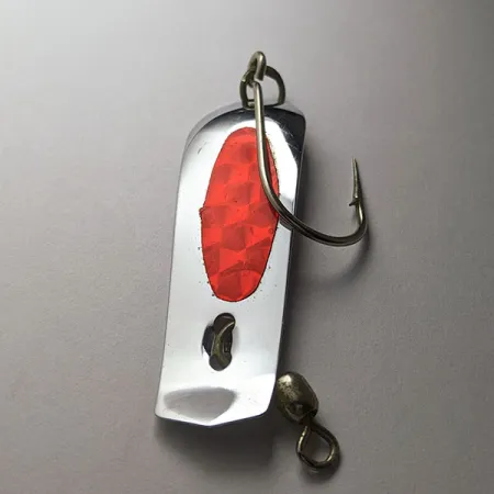 Les Davis  Pt Defiance Fishing Spoon, nikiel/czerwony, 5 g błystka wahadłowa #22056