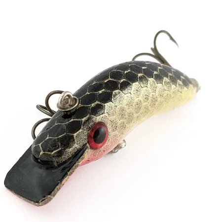 Other Vintage Handcrafted crankbait wooden fishing lure, 17 g wobler #22091