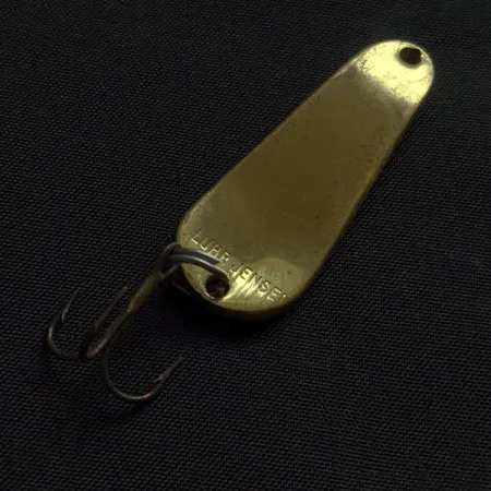 Luhr Jensen Maisie, biały/żółty/czerwony/mosiądz, 7 g błystka wahadłowa #22106